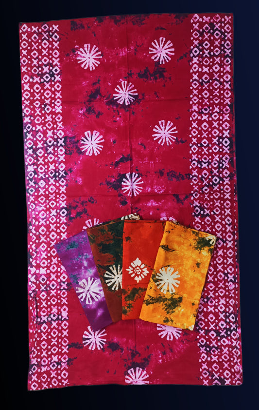 Sanchal Mom Batic Nighty Cut Piece (5 Colour Set/5×205)
